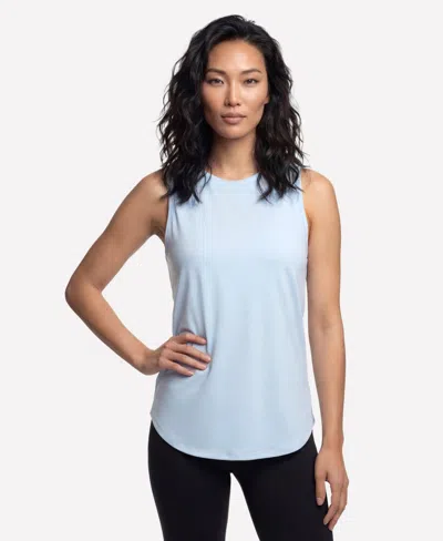 Skechers Women's Godri Swift Crewneck Tunic Tank Top In Blue