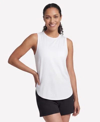 Skechers Women's Godri Swift Crewneck Tunic Tank Top In Gray