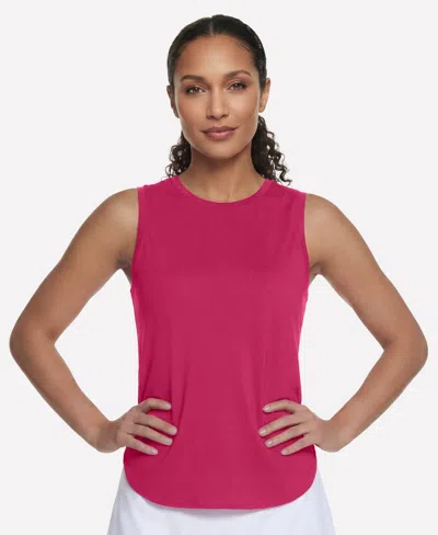 Skechers Women's Godri Swift Crewneck Tunic Tank Top In Pink
