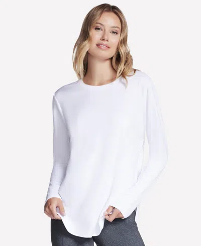Skechers Women's Godri Swift Long-sleeve Tunic Top In White