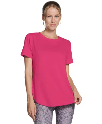 Skechers Women's Active Go Walk Wear Go Dri Swift Tunic T-shirt In Pink