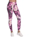 Skechers Women's Goflex Rib In Bloom Printed Leggings In Pink