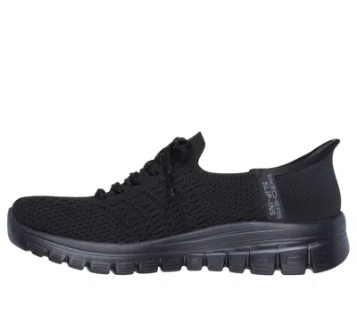 Skechers Women's Graceful First Blush Slip In Sneaker In Black