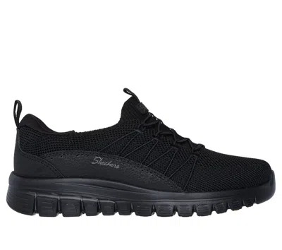 Skechers Women's Graceful - Picture Perfect Sneaker In Black