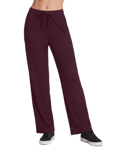 Skechers Women's Go Stretch Harmony Rib Pants In Purple