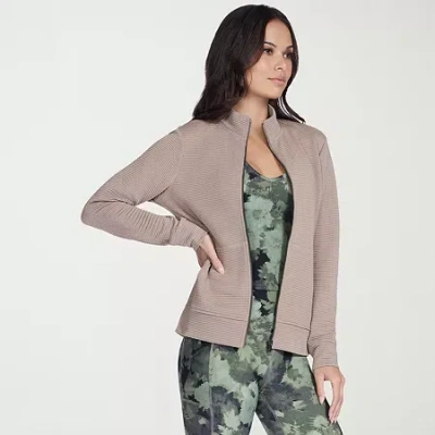 Skechers Women's Hoodless Hoodie Go Walk Everywhere Jacket In Brown