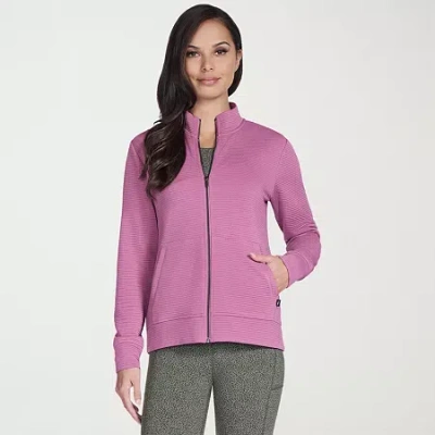 Skechers Women's Hoodless Hoodie Go Walk Everywhere Jacket In Pink
