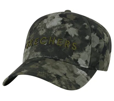Skechers Women's Inbloom Baseball Hat In Charcoal/olive