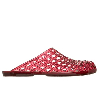 Skechers Women's Jammin Berry - Candy Clear Mule In Red