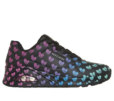 Skechers Women's Jason Naylor: Uno - Live Life Colorfully Wedge In Black