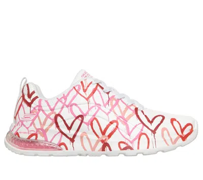 Skechers Women's Jgoldcrown: Bobs Sport Vision Air - My Lovey Sneaker In White