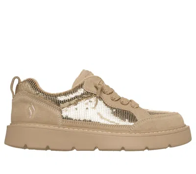 Skechers Women's Keepsakes Cozy - Street Hiker Glam Bootie Shoes In Brown