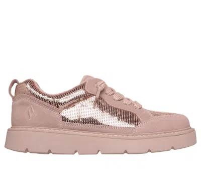 Skechers Women's Keepsakes Cozy - Street Hiker Glam Bootie Shoes In Pink