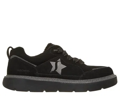 Skechers Women's Keepsakes Cozy - Street Hiker Star Bootie Shoes In Black