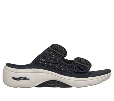 Skechers Women's Martha Stewart: Go Walk Arch Fit 2.0 Sandals - Showstopper In Blue