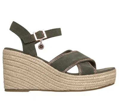 Skechers Women's Martha Stewart: Iris - Modest Queen Wedge In Green