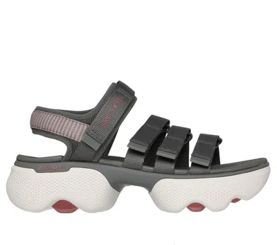 Skechers Women's Massage Fit Edge - Lysa Sandals In Gray