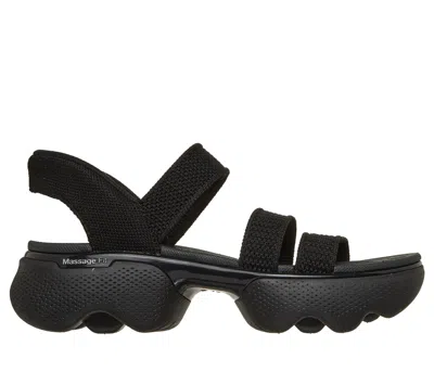 Skechers Women's Massage Fit Edge - Wren Sandals In Black
