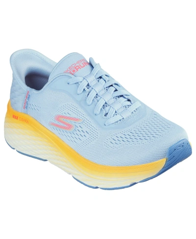 Skechers Women's Max Cushioning Elite 2.0 Athletic Running Sneakers From Finish Line In Blue,orange
