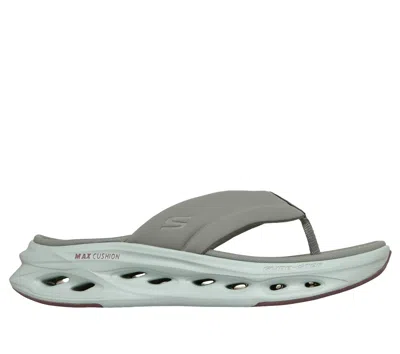Skechers Women's Max Cushioning Glide-step Sandals - Audra In Green