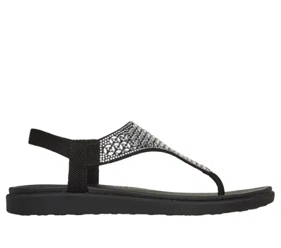 Skechers Women's Meditation Luxe - Modern Event Sandals In Black