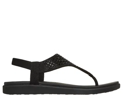 Skechers Women's Meditation Luxe - Modern Event Sandals In Black