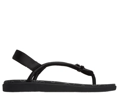 Skechers Women's Meditation Luxe - Stunning Charm Sandals In Black