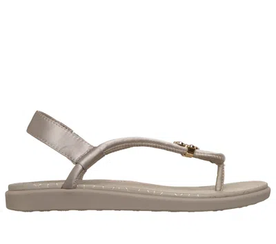 Skechers Women's Meditation Luxe - Stunning Charm Sandals In Gray