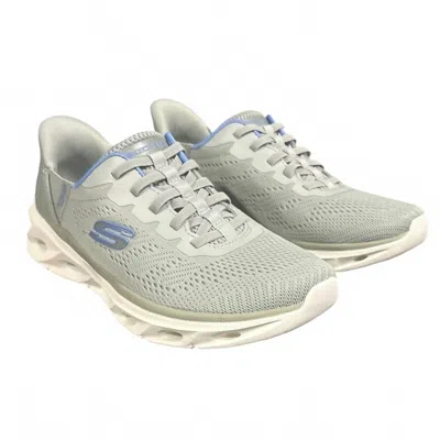 Skechers Women's Mesh Hands Free Swiftfit Slide In Shoes In Gray