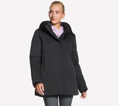 Skechers Women's Minimalist Parka Top In Black