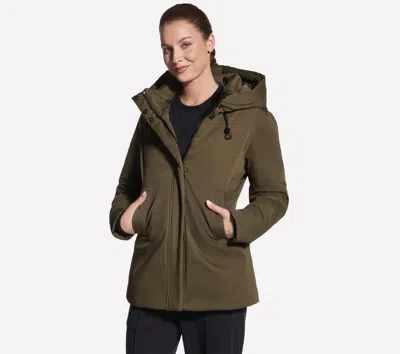 Skechers Women's Minimalist Parka Top In Green