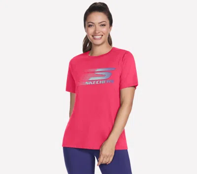 Skechers Women's Motion Short Sleeve T-shirt In Red