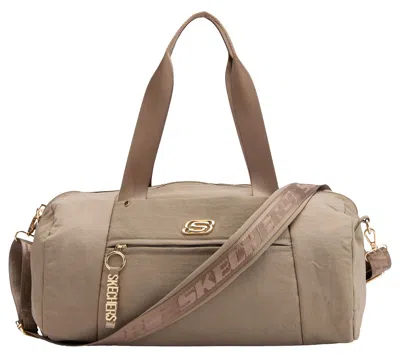 Skechers Women's Nylon Duffle Bag In Sand