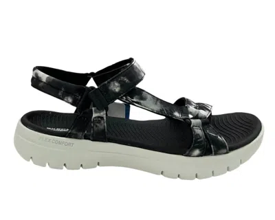 Skechers Women's On The Go Flex-spring Fling Sandal In Black