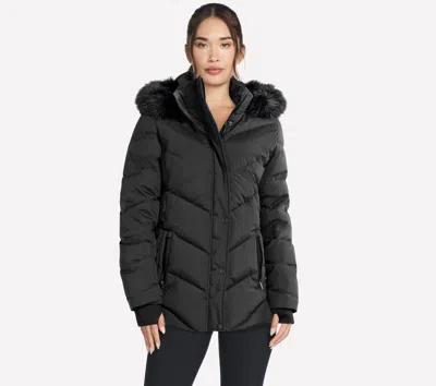 Skechers Women's On-the-go Cozy Fit Journey Parka Top In Black