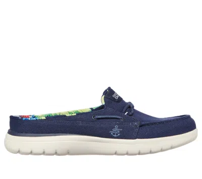 Skechers Women's On-the-go Flex - Saltwater Mule In Blue