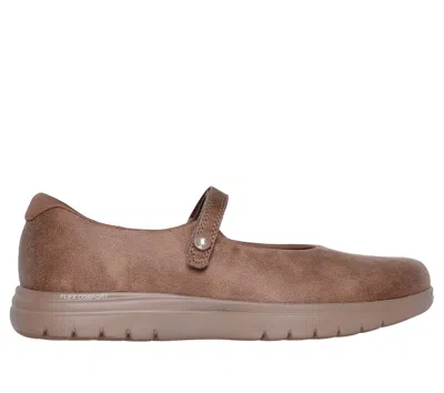 Skechers Women's On-the-go Flex - Whisper Shoes In Brown
