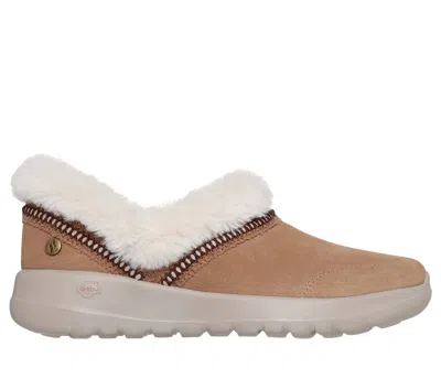 Skechers Women's On-the-go Joy - Warm Embrace Slip-on Shoes In Brown