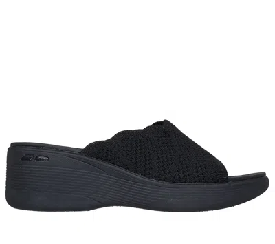 Skechers Women's Pier-lite - Classic Elegance Sandals In Black