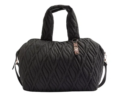 Skechers Women's Quilted Tote Bag In Black