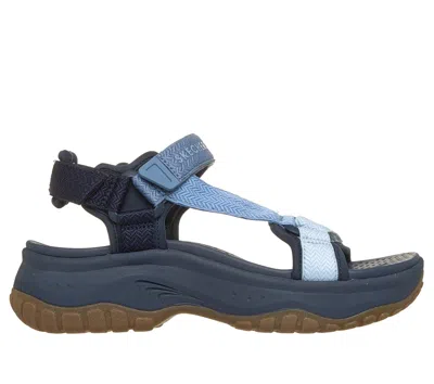 Skechers Women's Reggae Max - Summer Mood Sandals In Blue