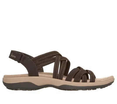 Skechers Women's Reggae Slim - Summer Getaway Sandals In Brown