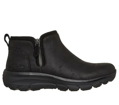 Skechers Women's Relaxed Fit: Easy Going - Fall View Bootie Shoes In Black