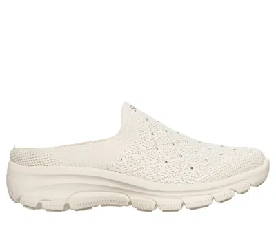 Skechers Women's Relaxed Fit: Easy Going - Glowing Skies Shoes In White