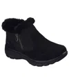 Skechers Women's Relaxed Fit: Easy Going Memory Foam Boots From Finish Line In Black