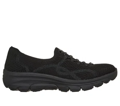 Skechers Women's Relaxed Fit: Easy Going - Sweet Streak Shoes In Black