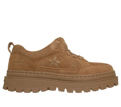 Skechers Women's Relaxed Fit: Jammers - Street Hiker Bloom Boots In Chestnut