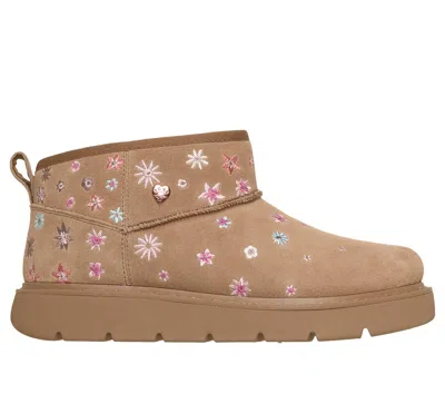 Skechers Women's Relaxed Fit: Keepsakes Lite - Mini Meadow Bootie Shoes In Brown