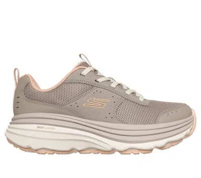 Skechers Women's Relaxed Fit: Max Cushioning Zirrus - Cobble Stone Sneaker In Brown