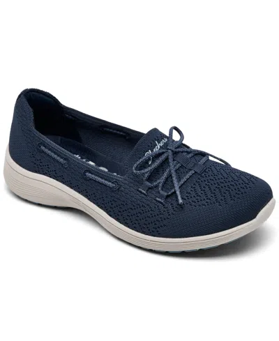 Skechers Women's Relaxed Fit: New Cool Slip-on Casual Loafers From Finish Line In Blue